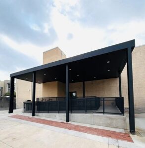 Painted Aluminum & Steel Awning