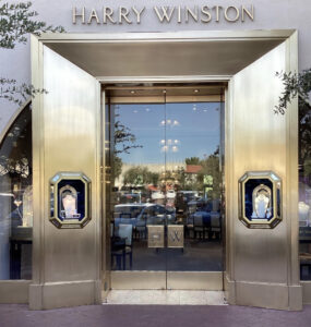 Harry Winston Brass Storefront Refinish